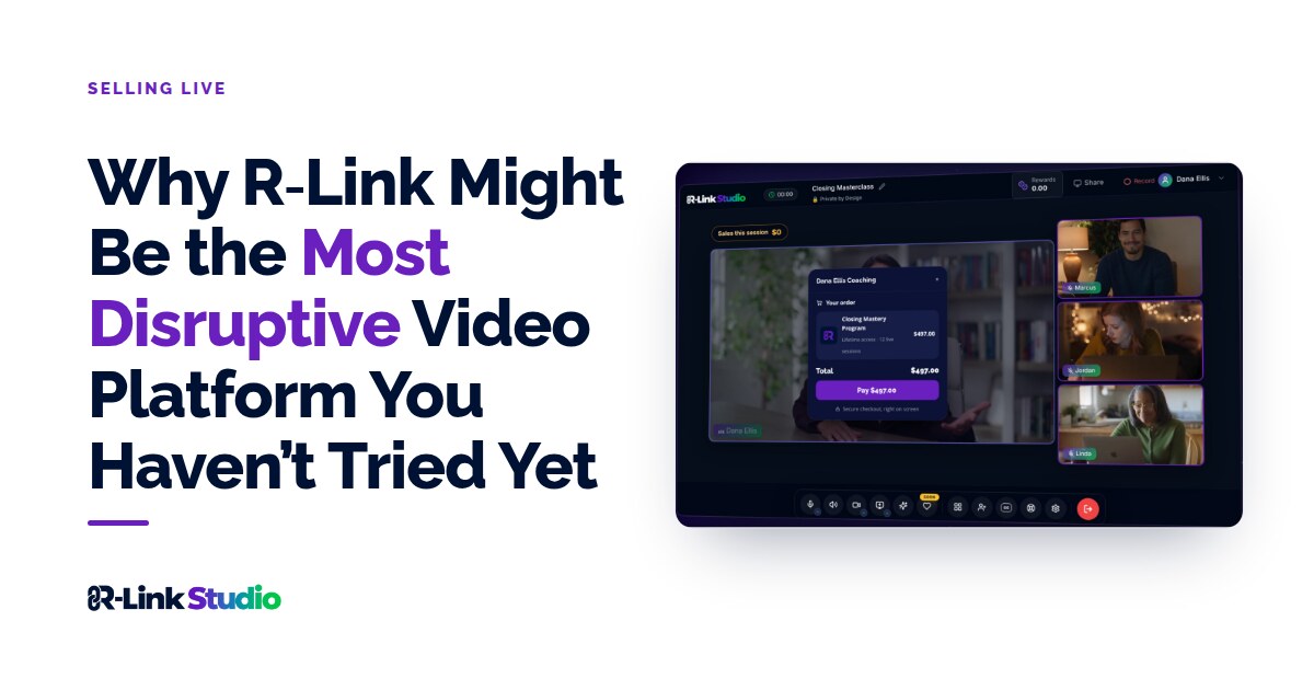Cover image with the title: Why R-Link Might Be the Most Disruptive Video Platform You Haven’t Tried Yet